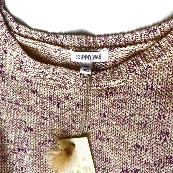 | Johnny Was | blueberry poncho sweater - Picture 5 of 7